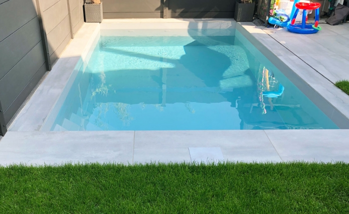 Swimming pool in the garden